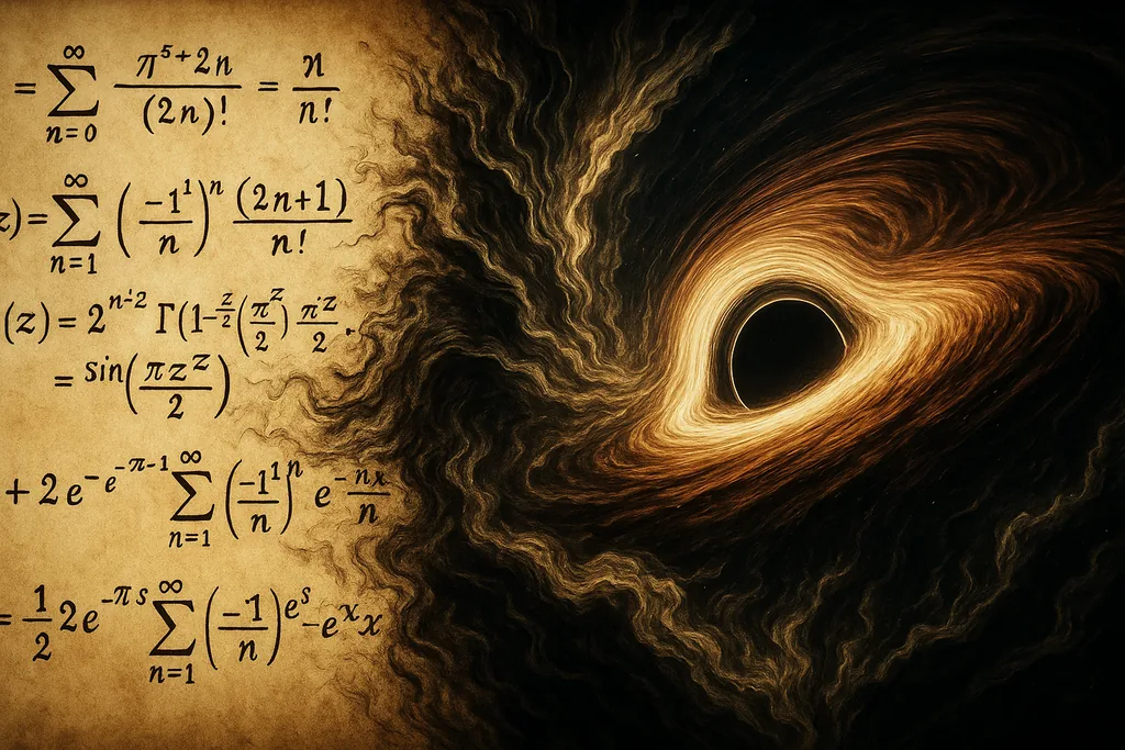 Pi in Nature: Ramanujan's Surprise