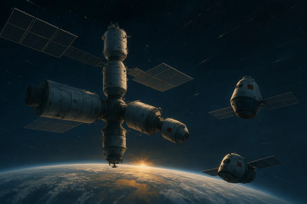 Three Chinese Astronauts Stranded at Tiangong